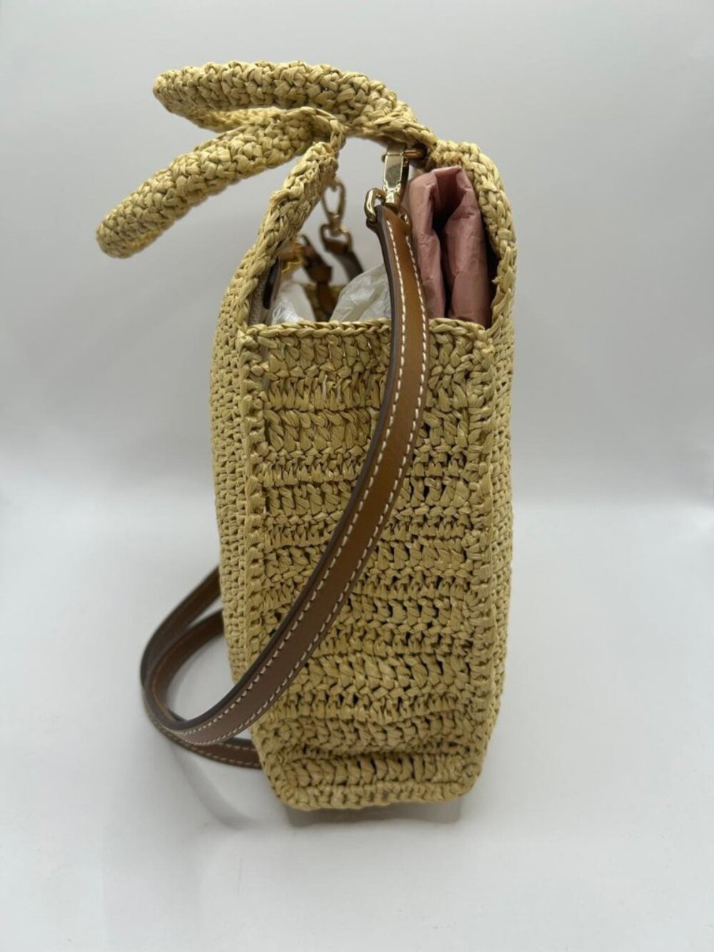 MIU MIU RAFFIA BAG - Picture 5 of 7